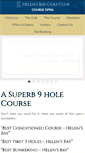 Mobile Screenshot of helensbaygc.com